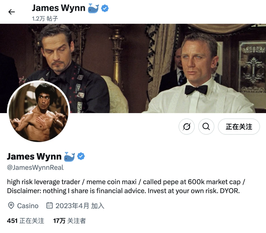 谁是James Wynn:小镇走出的交易天才,豪赌10亿的疯狂巨鲸