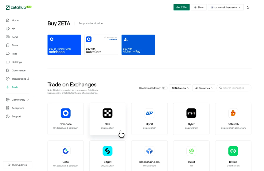 Coinbase Onramp正式集成ZetaChain生态，法币直达通用区块链时代来临